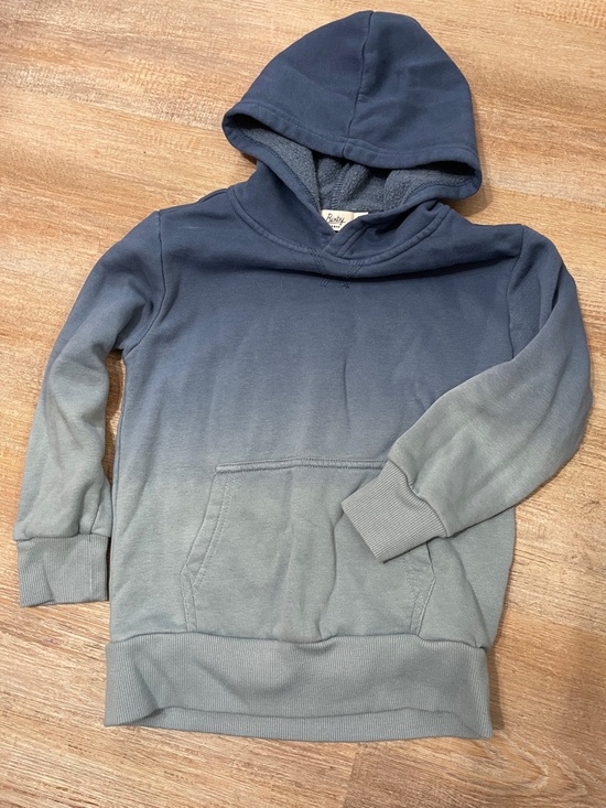 Bixby Nomad Other - Ombre Hooded Sweatshirt - Blue to Gray